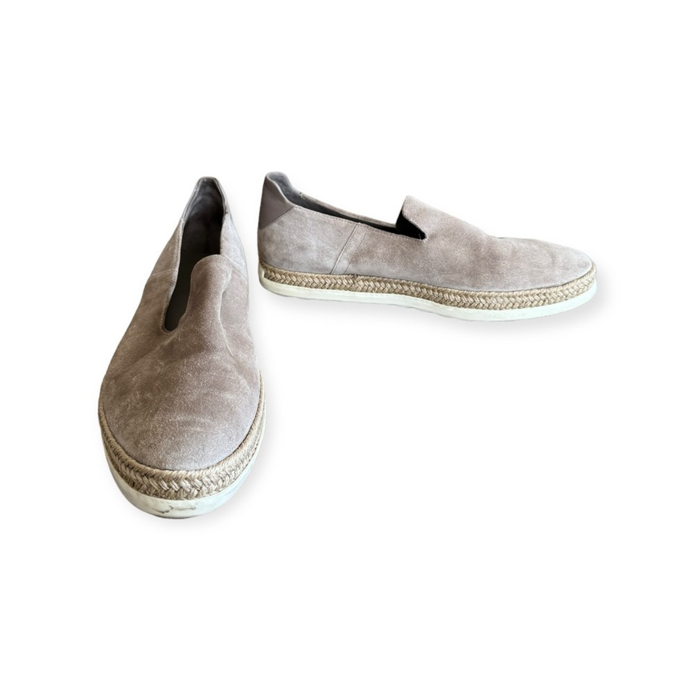 Vince shoes beige flats slip on 8 M